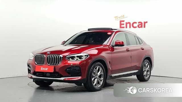BMW X4 (G02) 2021 Красный из Кореи