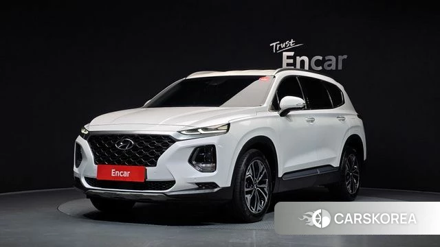 Hyundai Santa Fe TM 2019 Белый из Кореи