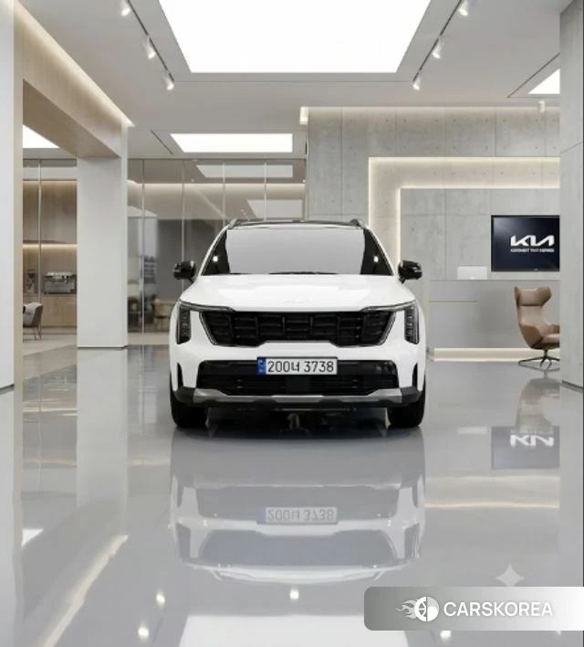 Kia The New Sorento 4th Generation 2024 Белый из Кореи