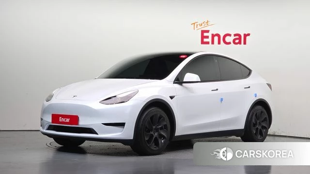 Tesla Model Y 2023 Белый из Кореи