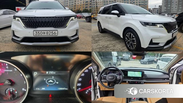 Kia Carnival 4th generation 2022 Белый из Кореи