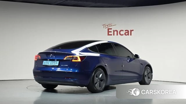 Tesla Model 3 2022 Синий из Кореи