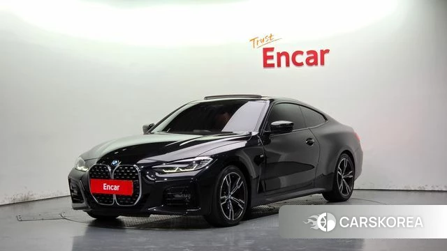BMW 4 Series (G22) 2021 Черный из Кореи