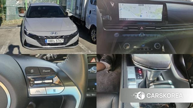 Hyundai Avante (CN7) 2021 Серый из Кореи
