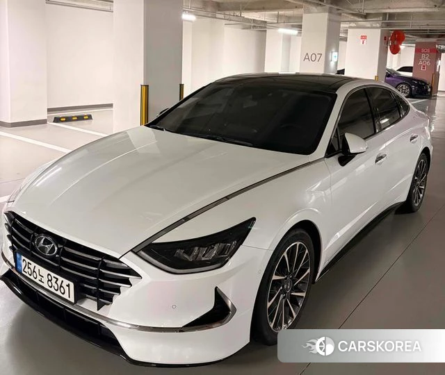Hyundai Sonata (DN8) 2019 Белый из Кореи