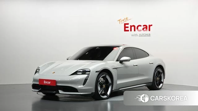 Porsche Taycan 2023 Серебристо-серый из Кореи