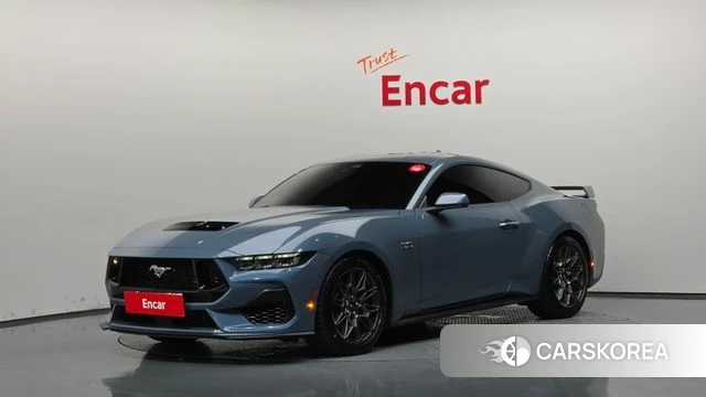Ford Mustang 7th Generation 2024 Небесно-голубой из Кореи