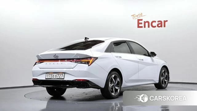 Hyundai Avante (CN7) 2020 Белый из Кореи
