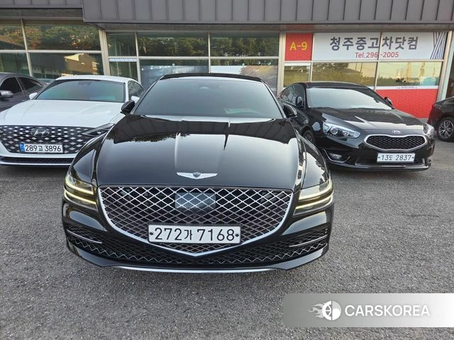 Genesis G80 (RG3) 2021 Черный из Кореи