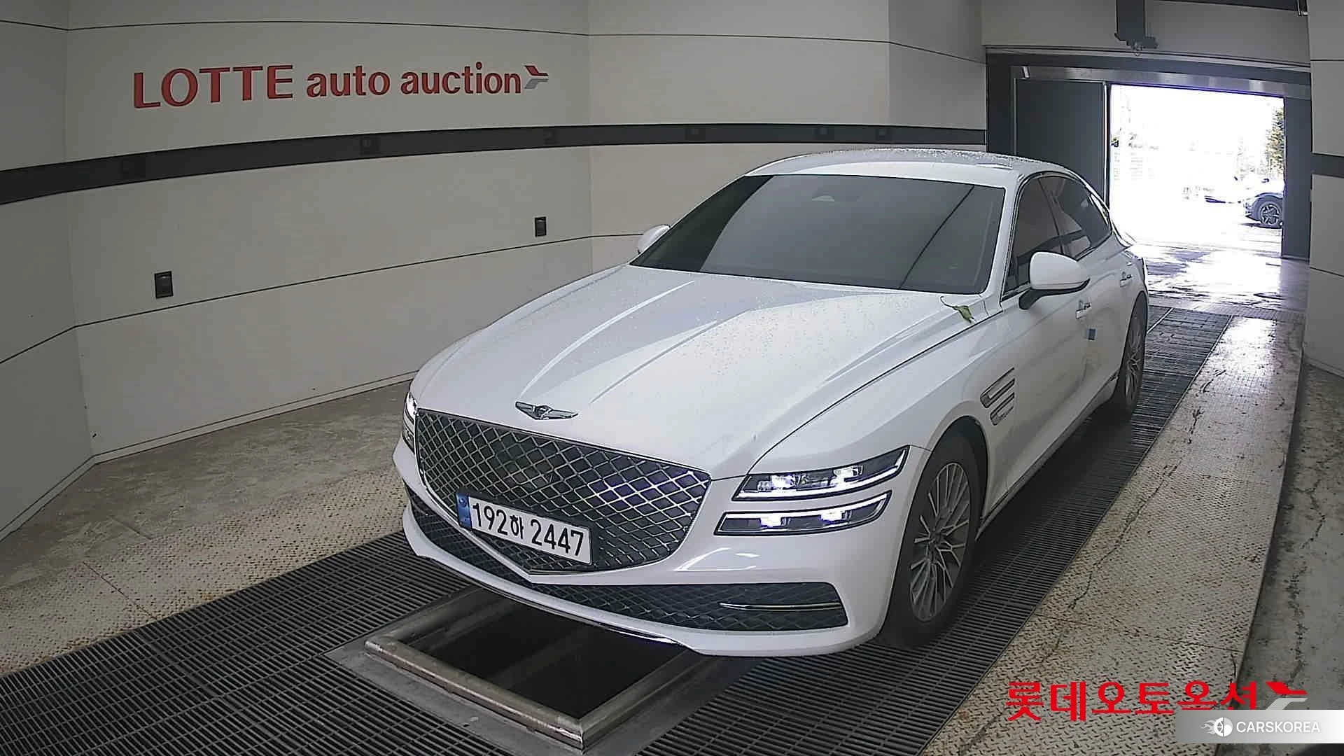 Hyundai G80 2024 Milk Annie White из Кореи