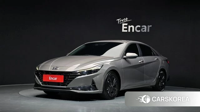 Hyundai Avante (CN7) 2021 Серебристо-серый из Кореи