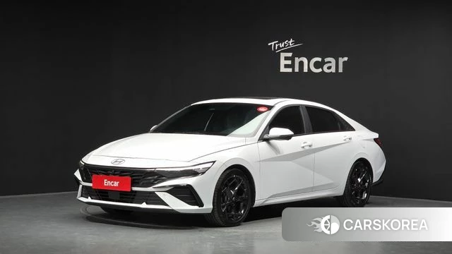 Hyundai The New Avante (CN7) 2023 Белый из Кореи