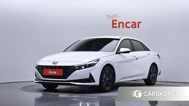 Hyundai Avante (CN7) 2022 Белый из Кореи