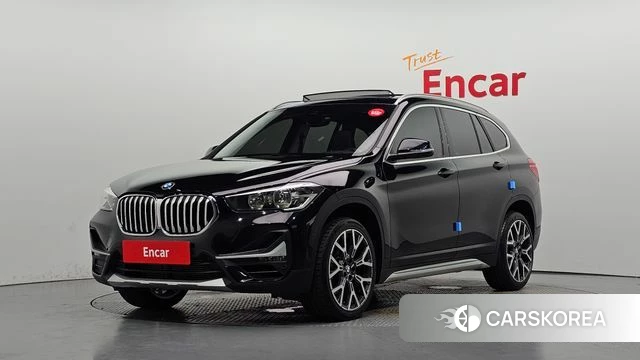 BMW X1 (F48) 2022 Черный из Кореи