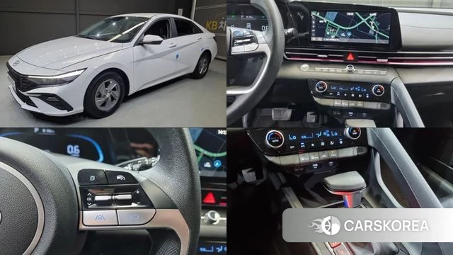 Hyundai The New Avante (CN7) 2023 Белый из Кореи