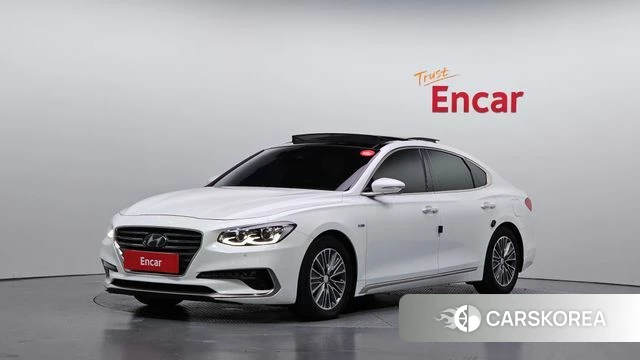 Hyundai Grandeur IG Hybrid 2019 Белый из Кореи