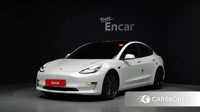 Tesla Model 3 2021 Белый из Кореи