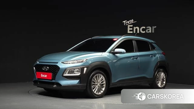 Hyundai Kona 2018 Небесно-голубой из Кореи