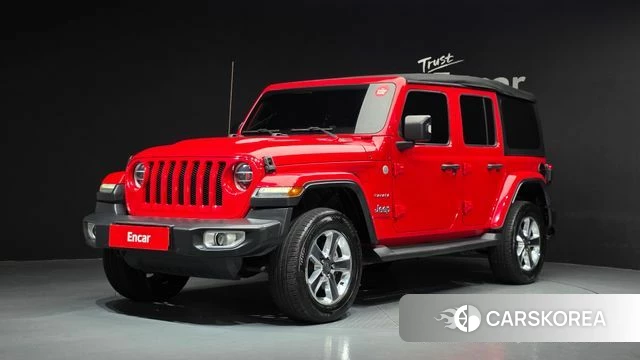 Jeep Wrangler (JL) 2018 Красный из Кореи