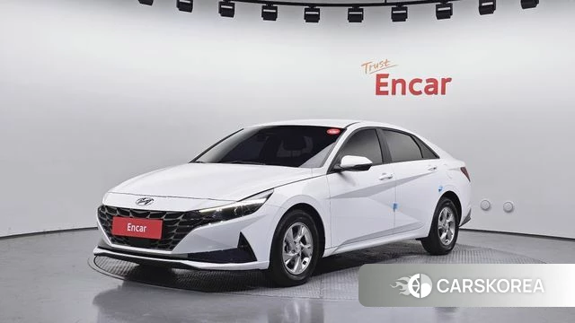 Hyundai Avante (CN7) 2023 Белый из Кореи