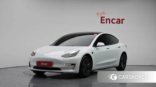Tesla Model 3 2022 Белый из Кореи