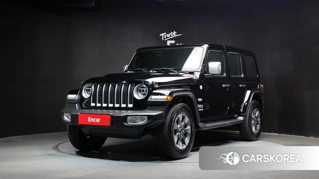 Jeep Wrangler (JL) 2021 Черный из Кореи