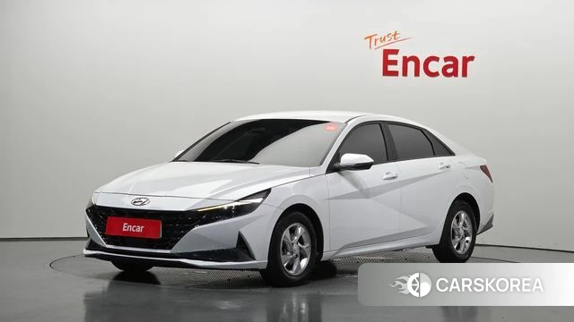 Hyundai Avante (CN7) 2021 Белый из Кореи