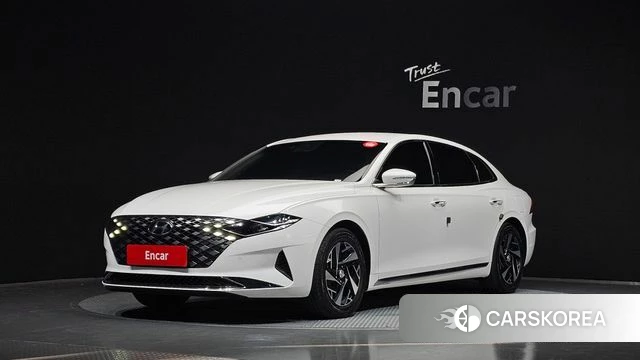 Hyundai The New Grandeur IG Hybrid 2021 Белый из Кореи