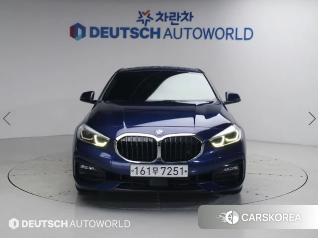 BMW 1 Series (F40) 2020 Синий из Кореи