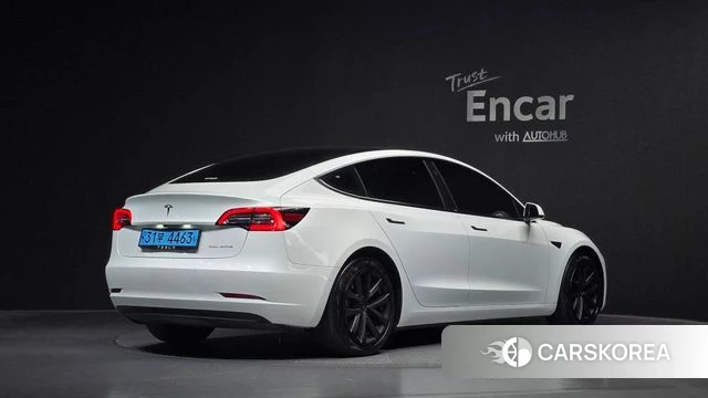 Tesla Model 3 2022 Белый из Кореи