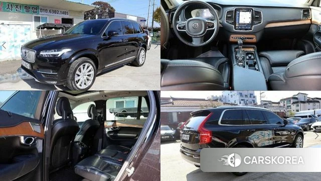 Volvo XC90 second Generation 2018 Черный из Кореи