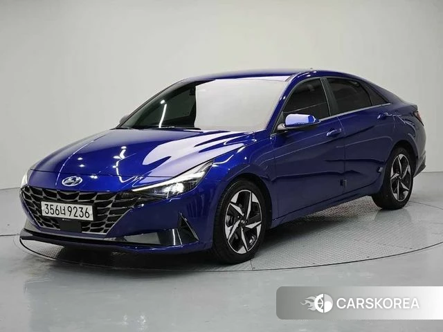 Hyundai Avante (CN7) 2020 Синий из Кореи