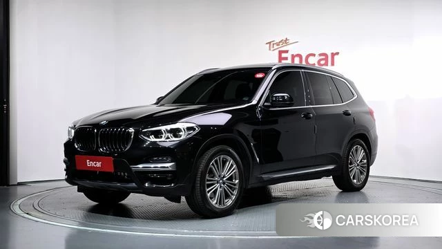BMW X3 (G01) 2021 Черный из Кореи