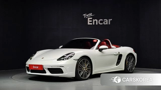 Porsche 718 Boxster 2018 Белый из Кореи