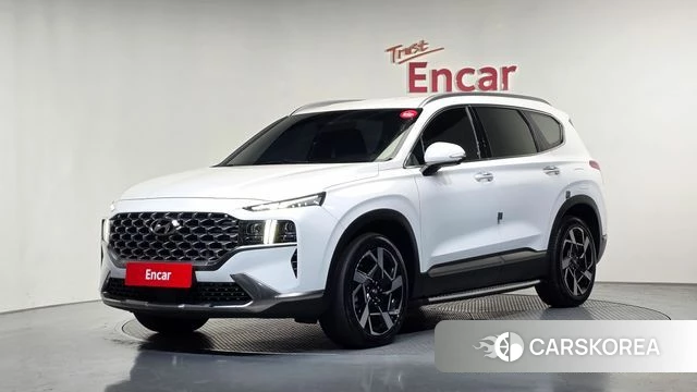 Hyundai The New Santa Fe 2023 Белый из Кореи