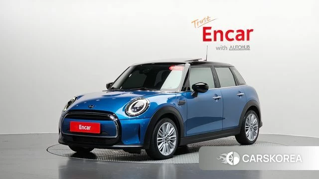 Mini Cooper 2021 Синий из Кореи