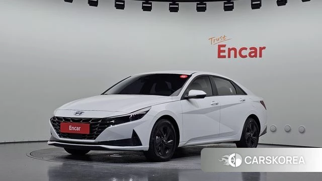 Hyundai Avante (CN7) 2022 Белый из Кореи