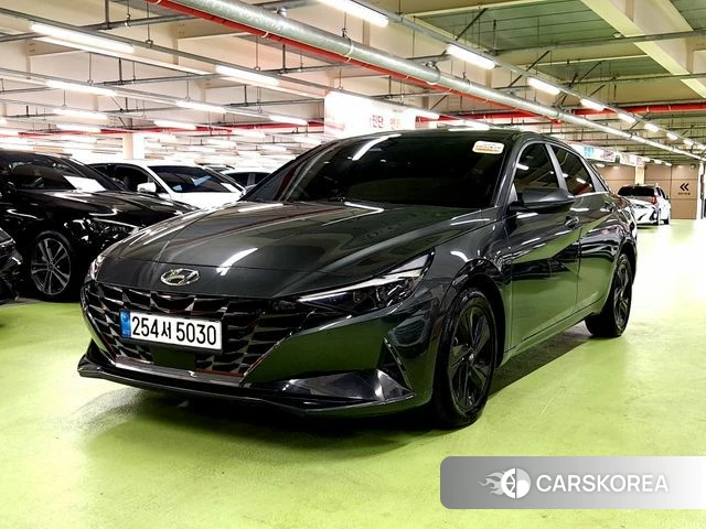 Hyundai Avante (CN7) 2021 Серый из Кореи