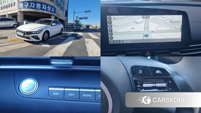 Hyundai The New Avante (CN7) 2023 Белый из Кореи