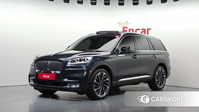 Lincoln Aviator 2nd generation 2022 Серый из Кореи