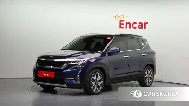 Kia Seltos 2020 Синий из Кореи