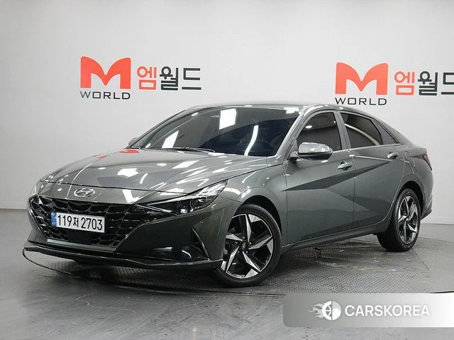 Hyundai Avante (CN7) 2022 Серый из Кореи