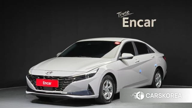 Hyundai Avante (CN7) 2022 Серебристо-серый из Кореи