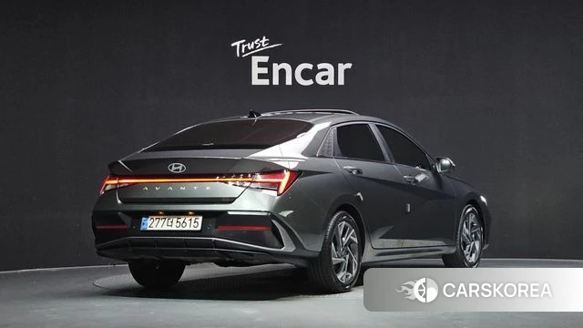 Hyundai The New Avante (CN7) 2024 Серый из Кореи