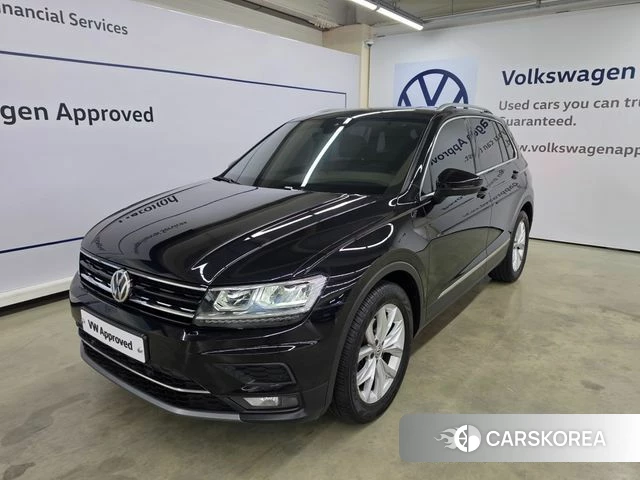Volkswagen Tiguan second Generation 2020 Черный из Кореи