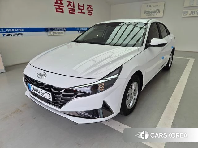 Hyundai Avante (CN7) 2022 Белый из Кореи