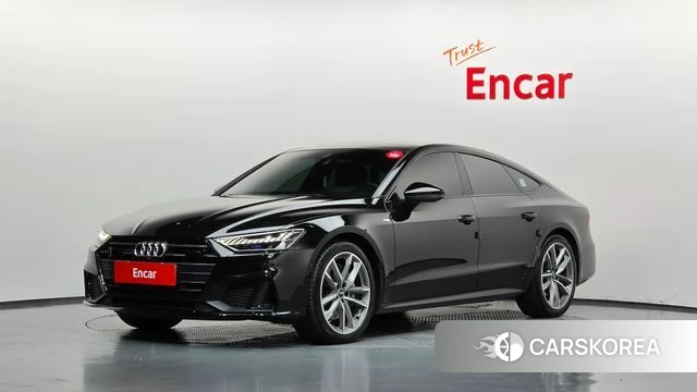 Audi A7 (4K) 2022 Черный из Кореи