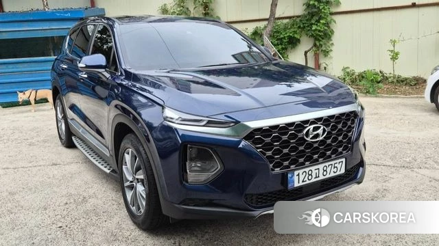 Hyundai Santa Fe TM 2019 Синий из Кореи
