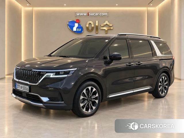 Kia Carnival 4th generation 2021 Серый из Кореи