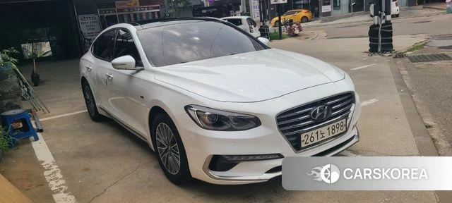 Hyundai Grandeur IG Hybrid 2019 Белый из Кореи